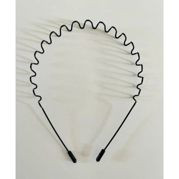?Men A-New 6pcs Metal Fashion Unisex Wavy Outdoor Sport Simple Elastic Headband main image 4